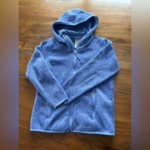 L.L. Bean Hooded Kids Sweater Fleece Jacket